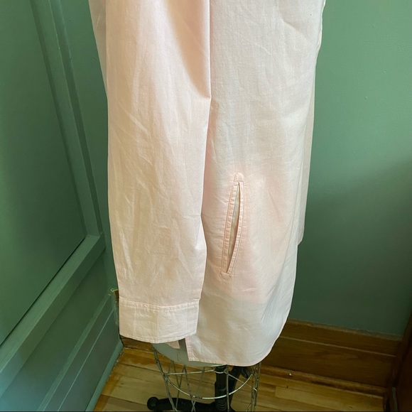 J Crew - pink tunic Toluca popover button down shirt NWT - Picture 12 of 16